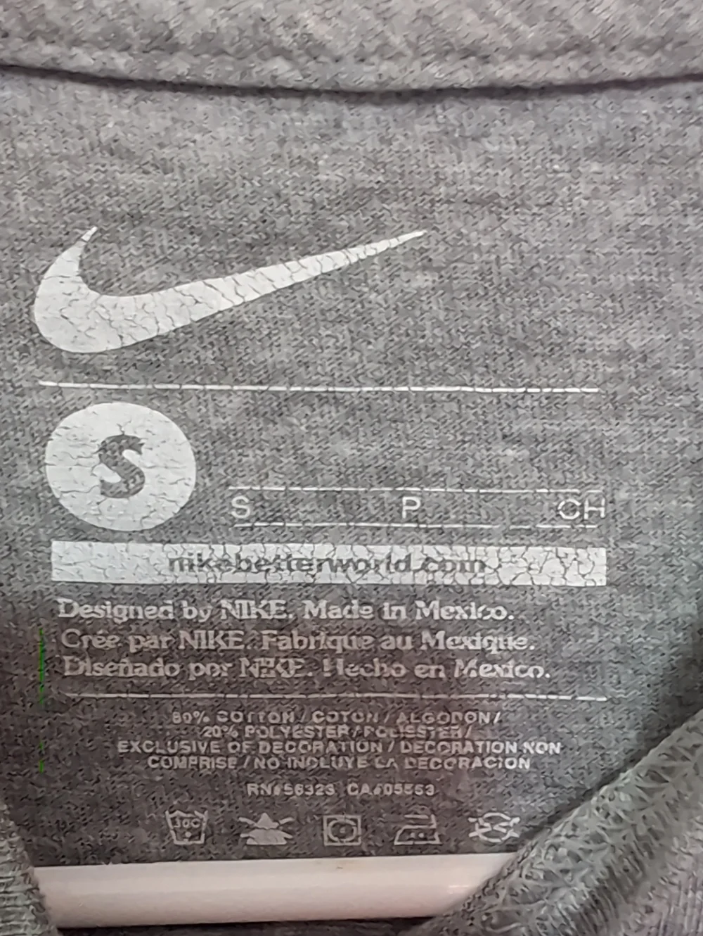 Nike Gray Legendary Status Tee Shirt Size Youth Small